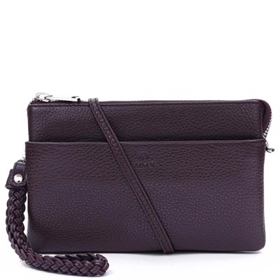 ADAX  Combi Clutch Nellie i Burgundy i Cormoranoskind