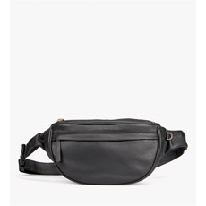 TREATS  Iris bumbag I blød Skind Sort/Guld