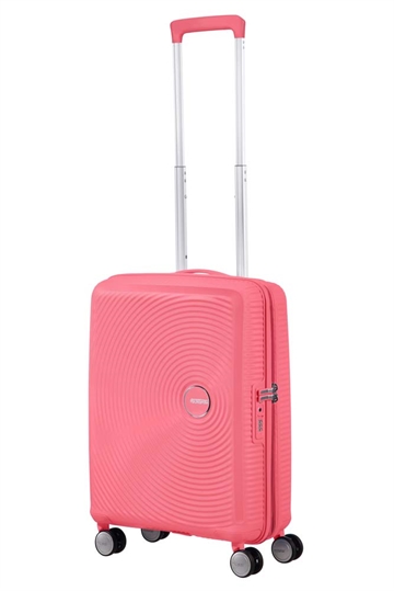 American Tourister Soundbox Sun Kiss Coral Kabinekuffert med exp. 55 cm