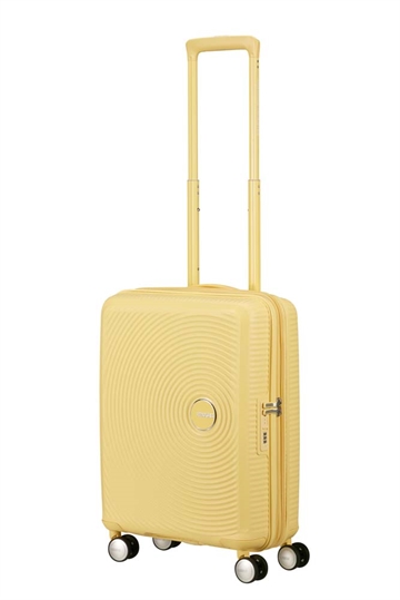 American Tourister Soundbox Pastel Gul Kabinekuffert exp. 55 cm