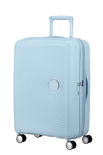American Tourister Sounsbox Pastel Blå Mellemstor Kuffert 67