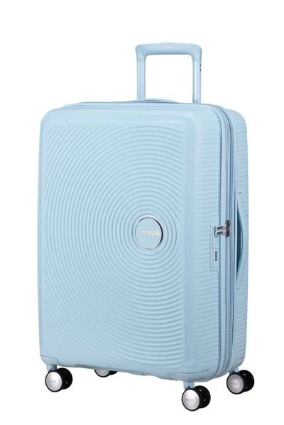 American Tourister Sounsbox Pastel Blå Mellemstor Kuffert 67