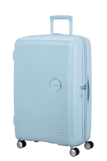 American Tourister Soundbox Stor Pastelblå Kuffert Exp. 77 cm 