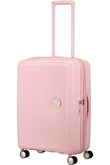 American Tourister Soundbox Lyserød Kabinekuffert med exp. 55 cm