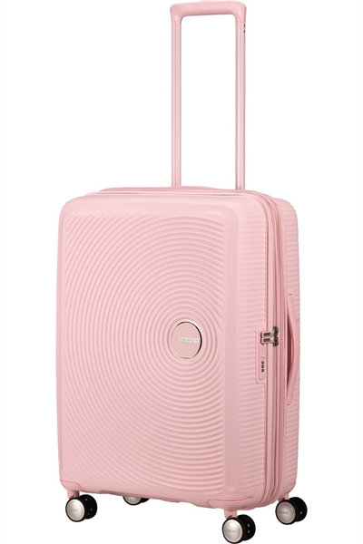 American Tourister Soundbox Lyserød Kabinekuffert med exp. 55 cm