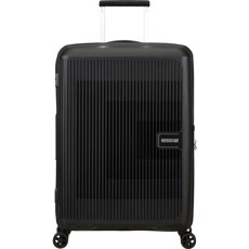 American Tourister Aerostep Sort Spinner kuffert 67 cm m/4 hjul