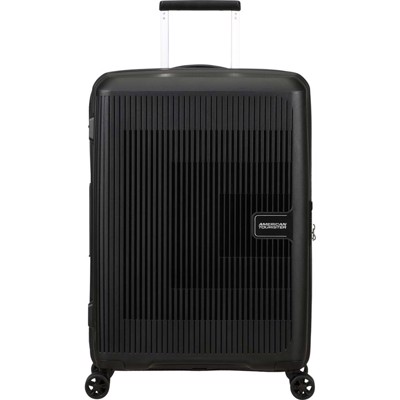 American Tourister Aerostep Sort Spinner kuffert 67 cm m/4 hjul