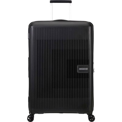 American Tourister Aerostep Sort Spinner Kuffert 77 cm 