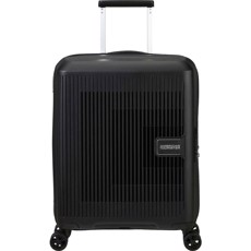 American Tourister Aerostep Sort Kabinekuffert 55 cm m/4 hjul