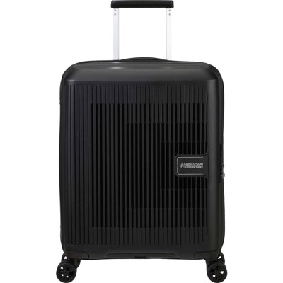 American Tourister Aerostep Sort Kabinekuffert 55 cm m/4 hjul