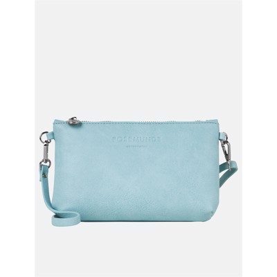 Rosemunde Combi Clutch i Vegansk materiale I Pastel Blue Silver