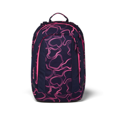 Satch Air Blå m/Pink Skoletaske m/justerbar ryg