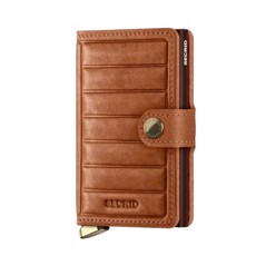 Secrid Mini Wallet Kortholder med RFID I Cognac Lines