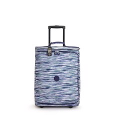 Kipling Teagan C Håndbagage kuffert i Blålilla Brush Stripes