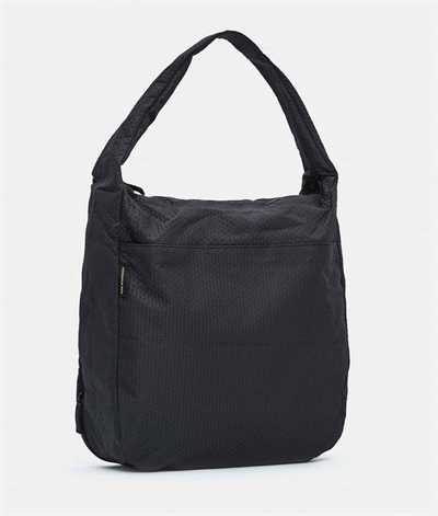 Mandarina Duck Foldbar Sort Hobo Bag i Recykled plly
