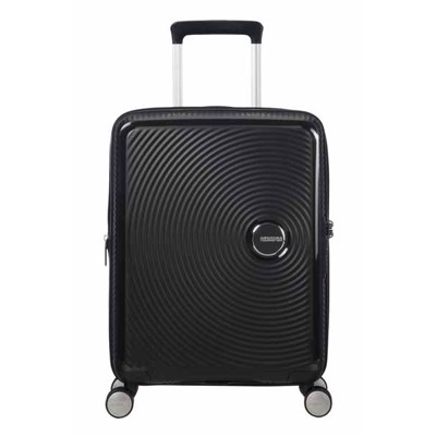 American Tourister Soundbox Sort Kabinekuffert med exp. 55 cm