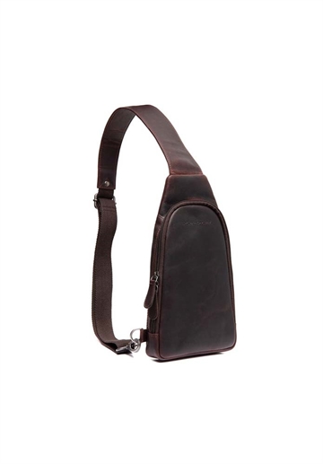 Chesterfield Bowey Slingbag i Mørkebrun Læder 