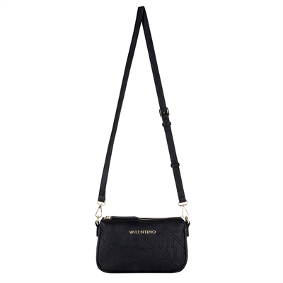 Valentino Pansy Crossover med 2 remme I Sort