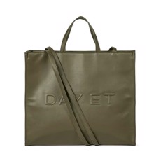DAY RC-Sway PU Shopping Bag I Dark Olive