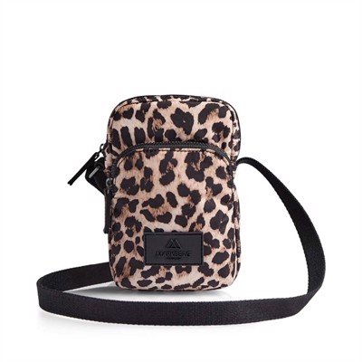 Markberg Mini Crossbody Mobiltaske i Leopard Print