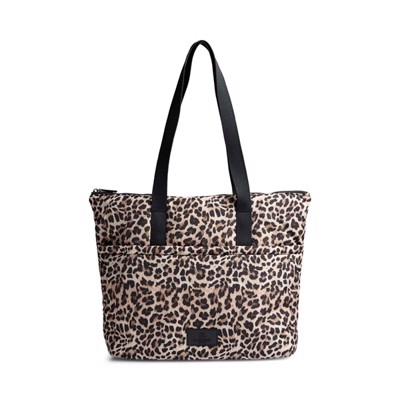 Markberg Shopper med Leopard Print