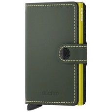 Secrid Mini Wallet Kortholder med RFID I Mat Grøn&Lime